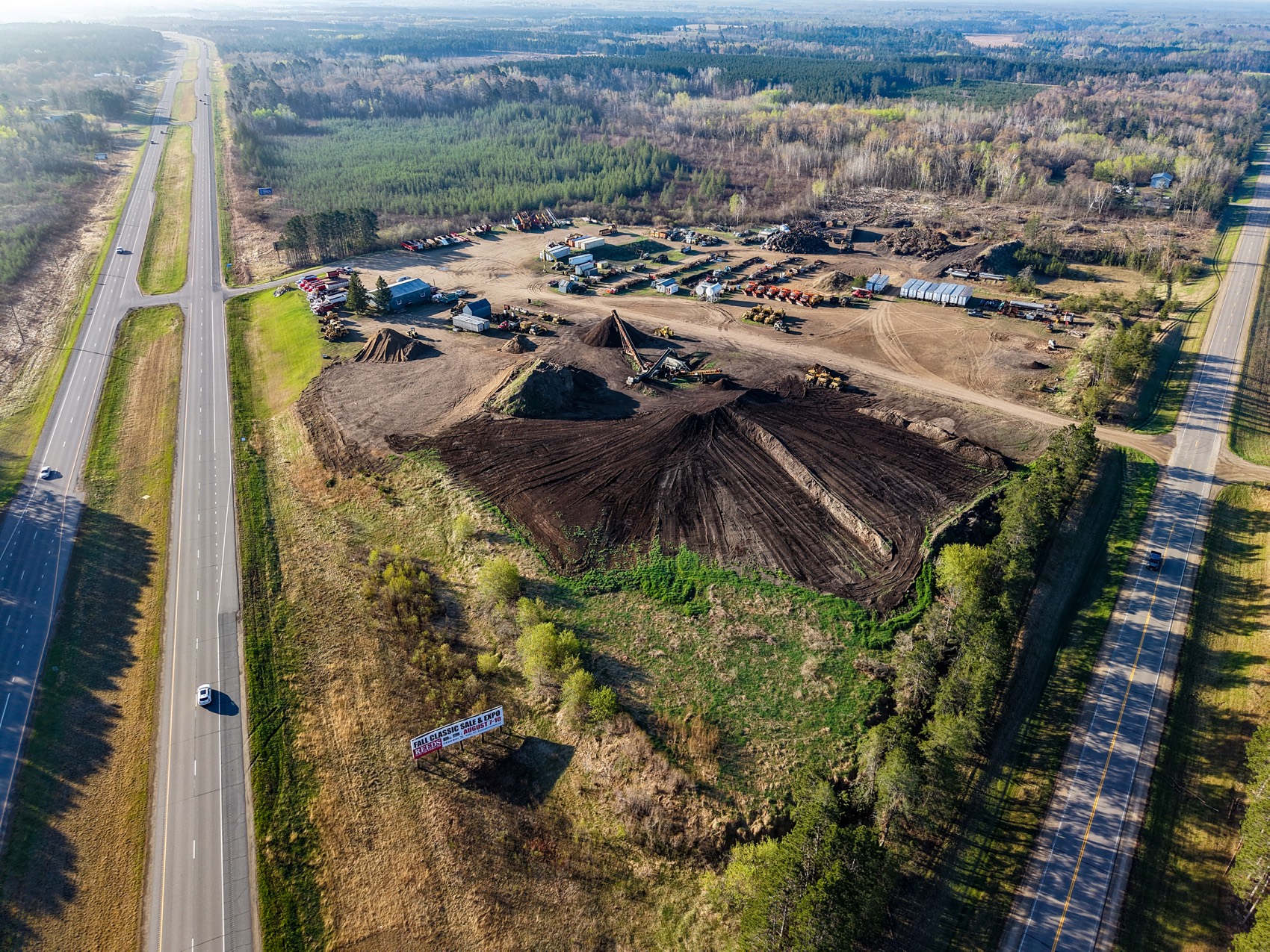 Storlie Construction delivery area near Park Rapids, MN